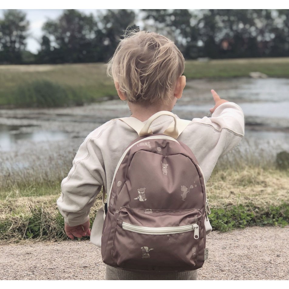 Petú Petú Mona Rugtas – Beige | Kinder Rugzak | Licht & Compact