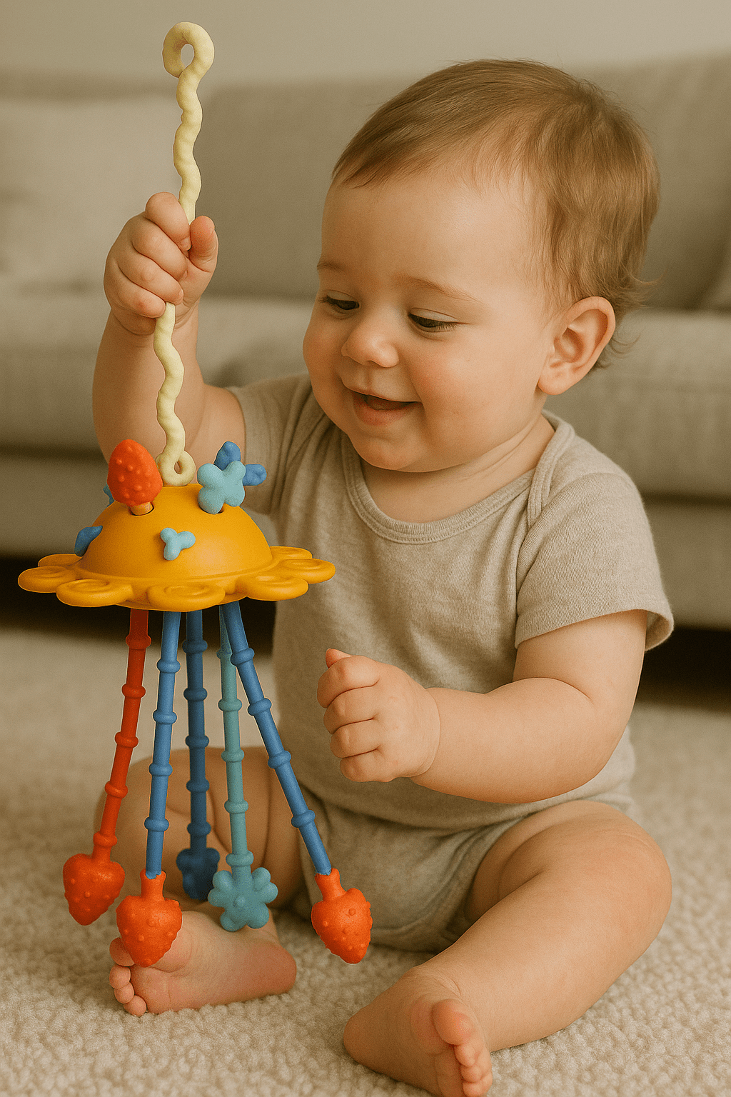 Jouets à jouer, à saisir et à mordre