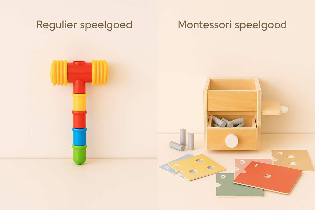 Wat is het verschil tussen Montessori speelgoed en regulier speelgoed?