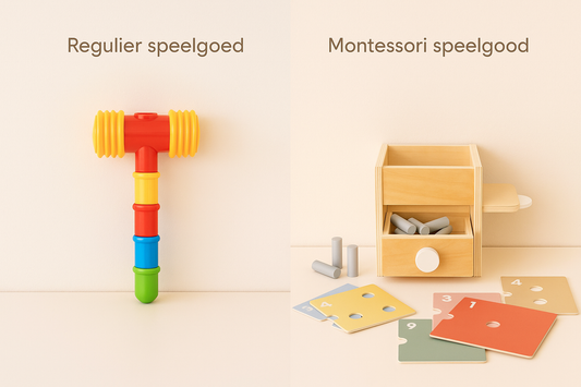 Wat is het verschil tussen Montessori speelgoed en regulier speelgoed?