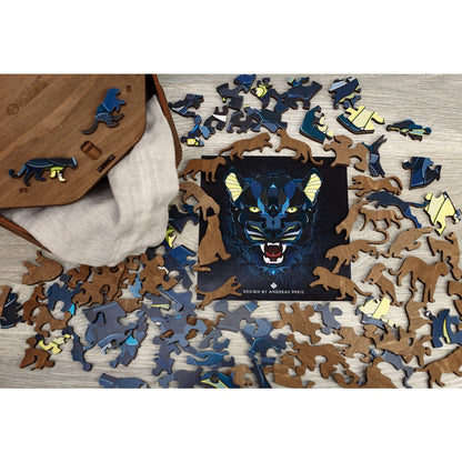 Legpuzzel Panter Houten Box