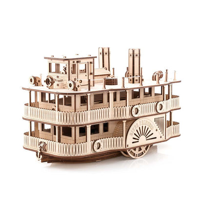 3D Houten Puzzel Paddle River
