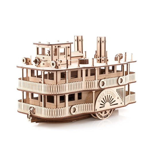 3D Houten Puzzel Paddle River