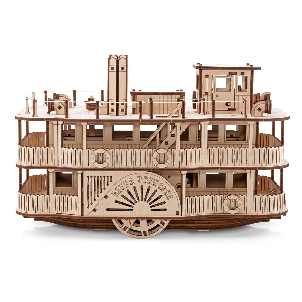3D Houten Puzzel Paddle River
