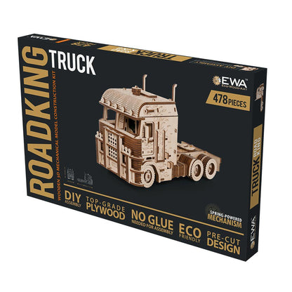 3D Houten Puzzel Truck Road King