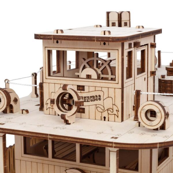 3D Houten Puzzel Paddle River