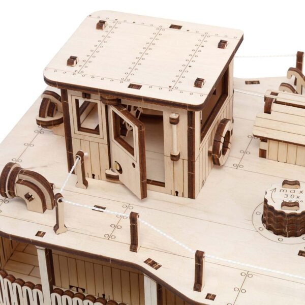 3D Houten Puzzel Paddle River