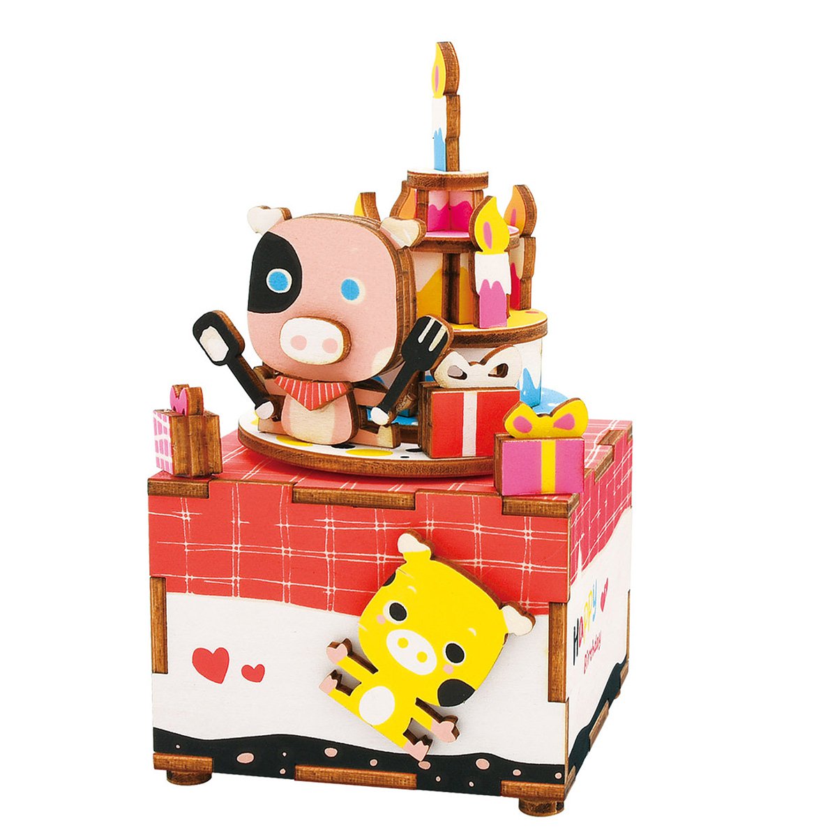Houten puzzel 3D Puzzel Happy Birthday