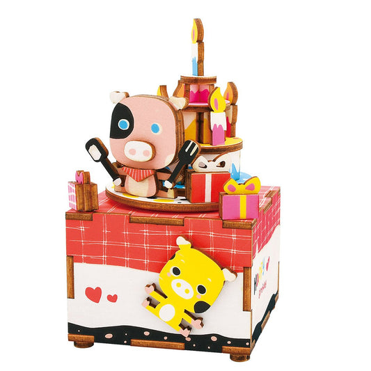 Houten puzzel 3D Puzzel Happy Birthday