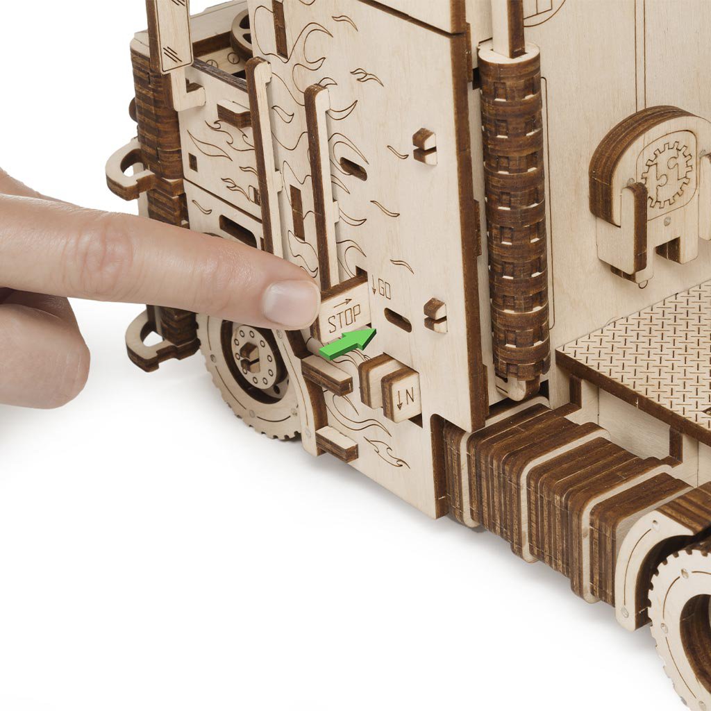 3D Houten Puzzel Truck Road King