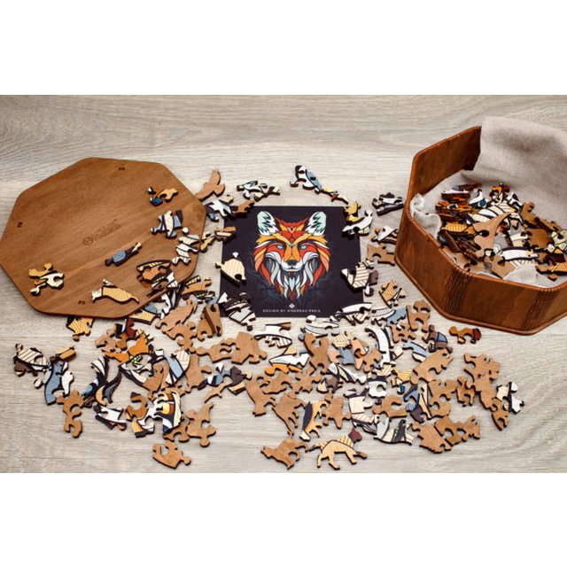 Legpuzzel Vos Houten Box