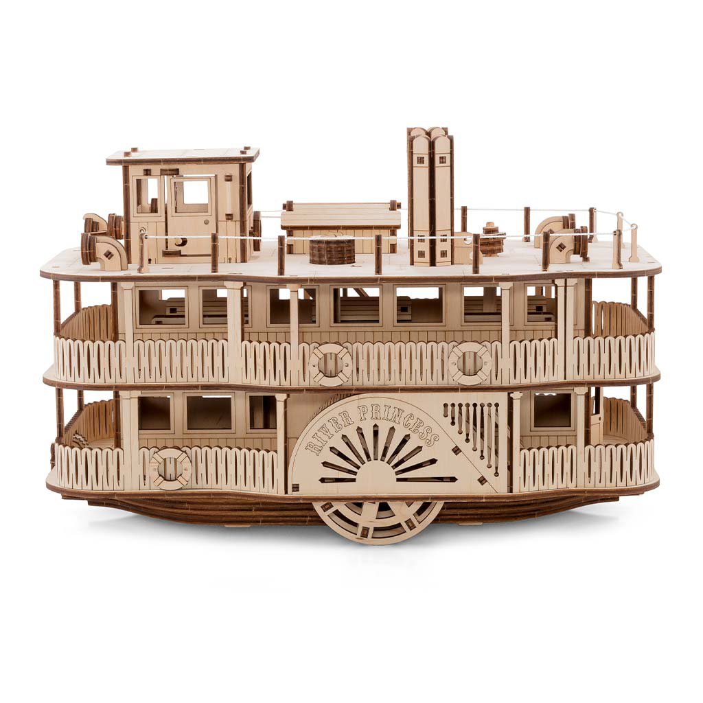 3D Houten Puzzel Paddle River
