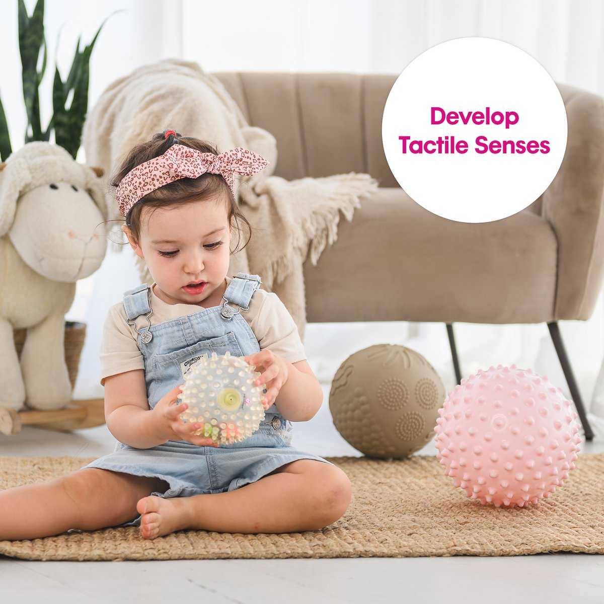 Edushape The Original Sensory Balls Mega Pack, Boho Chic