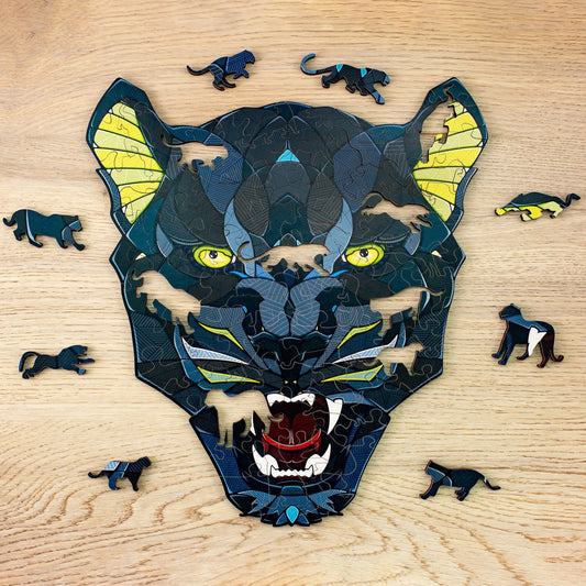 Legpuzzel Panter Houten Box