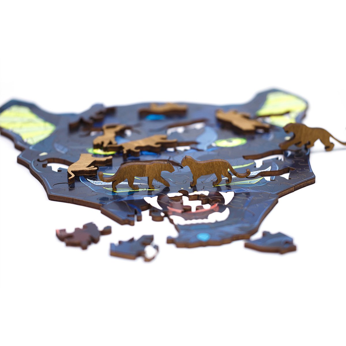 Legpuzzel Panter Houten Box