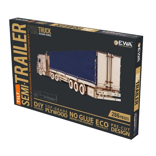 3D Houten Puzzel Tilt Semitrailer for Truck