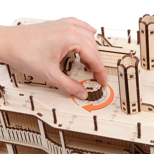 3D Houten Puzzel Paddle River