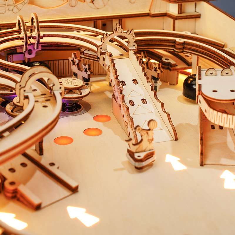 3D Houten Puzzel Pinball Machine