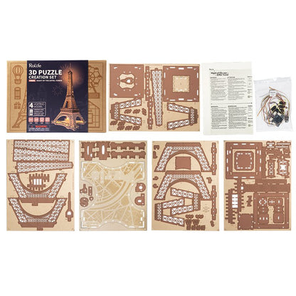 3D Houten Puzzel Eiffeltoren