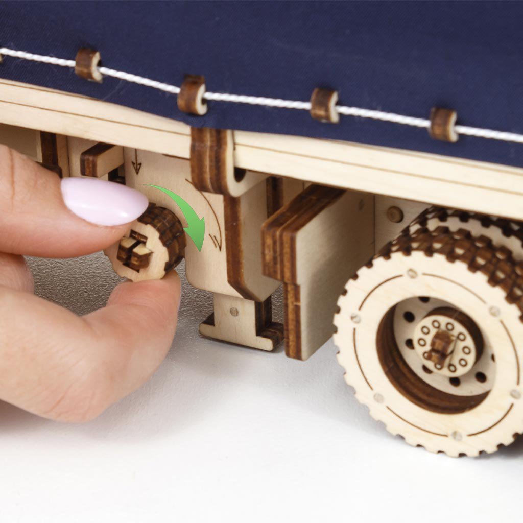 3D Houten Puzzel Tilt Semitrailer for Truck