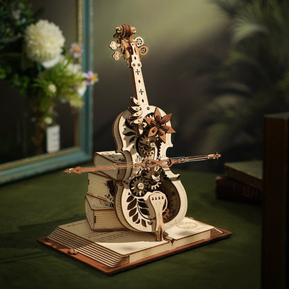 Houten 3D Puzzel Magic Cello