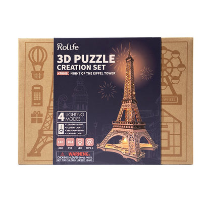3D Houten Puzzel Eiffeltoren
