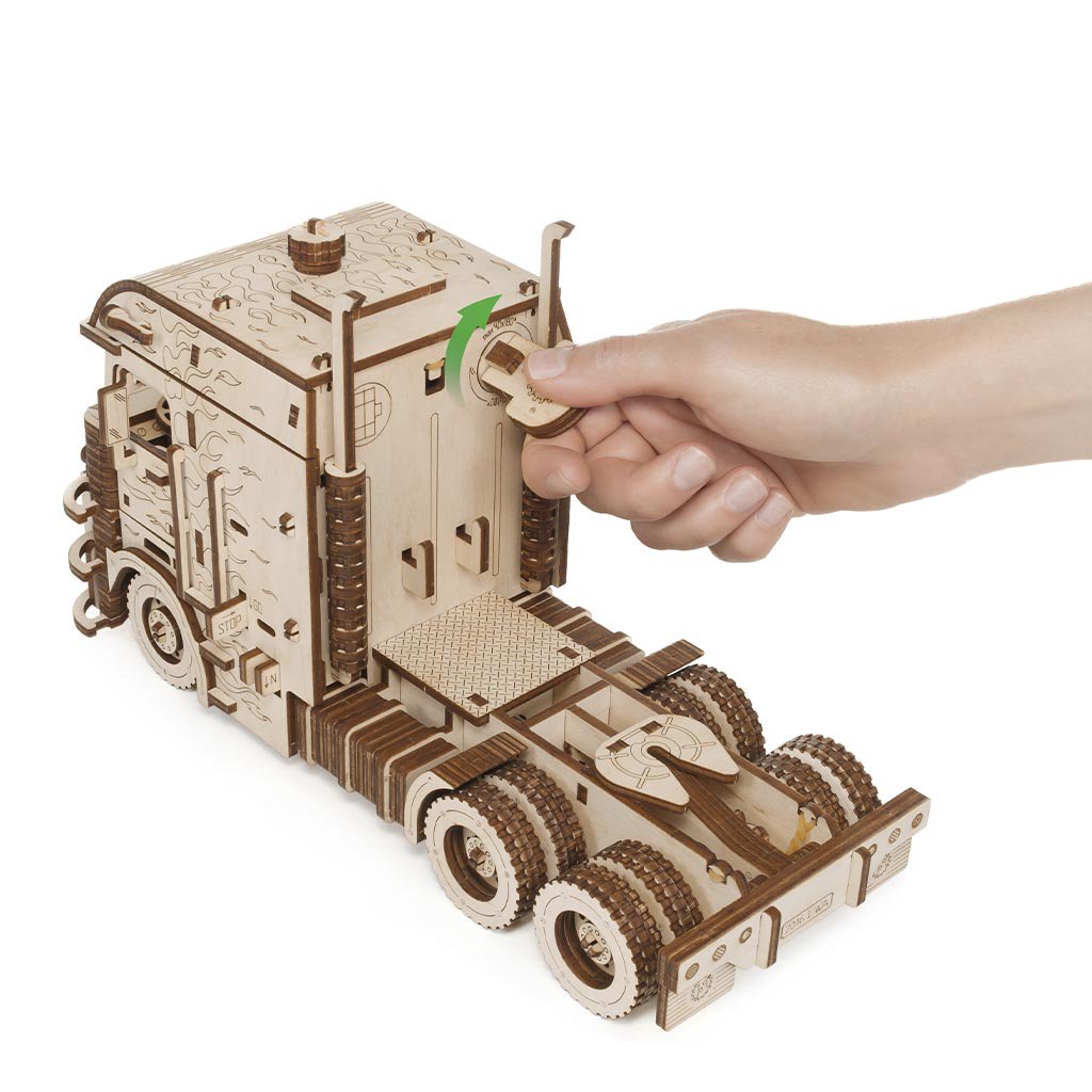 3D Houten Puzzel Truck Road King