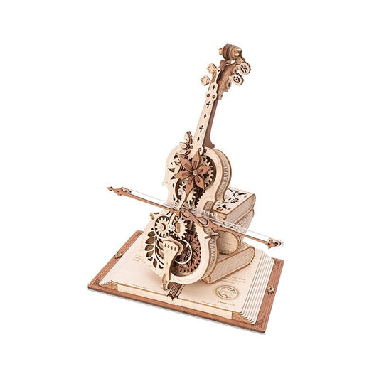 Houten 3D Puzzel Magic Cello