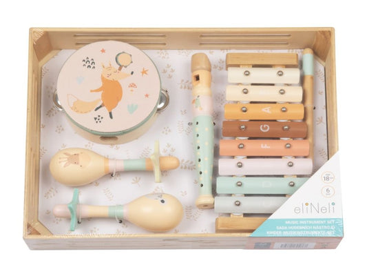 Muziekinstrumenten Set met dierenmotief