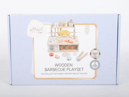 Houten BBQ Set