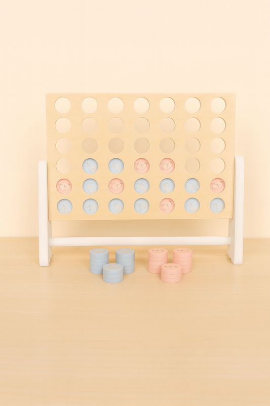 Houten Tic-Tac-Toe Spel voor Kinderen & Families