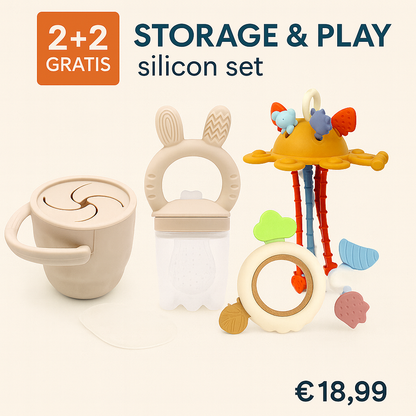Storage & Play Silicone Set