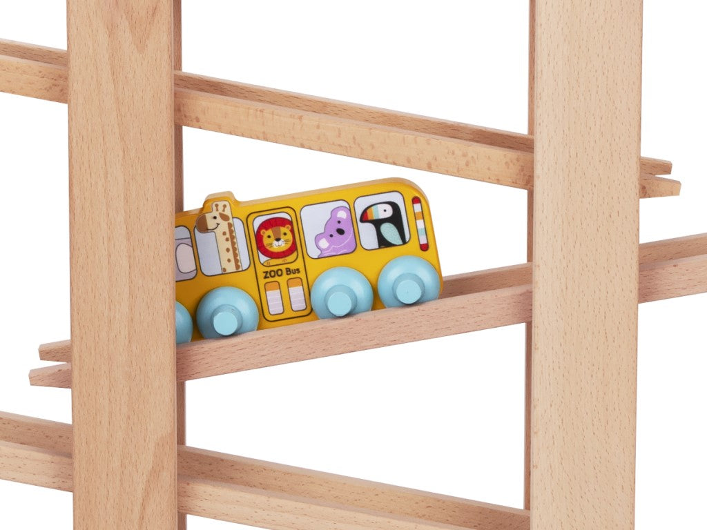 Houten Ballenbaan – Inclusief GRATIS Auto & Bus!