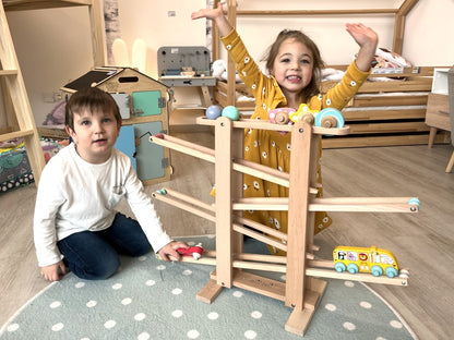 Houten Ballenbaan – Inclusief GRATIS Auto & Bus!