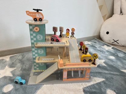 Houten Speelgoedgarage