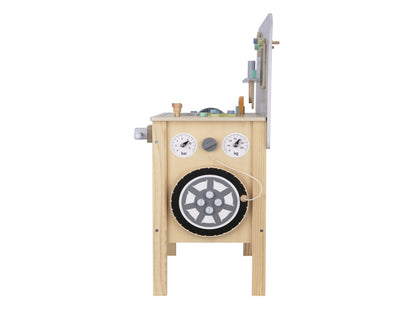 🔧 Houten Kinderwerkbank met Gereedschap – 73-delig