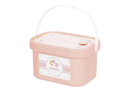 Houten Theeservies Kind – Met Taart en Snoep in Opbergbox – 3-in-1 Speelset – Educatief Rollenspel vanaf 3 jaar