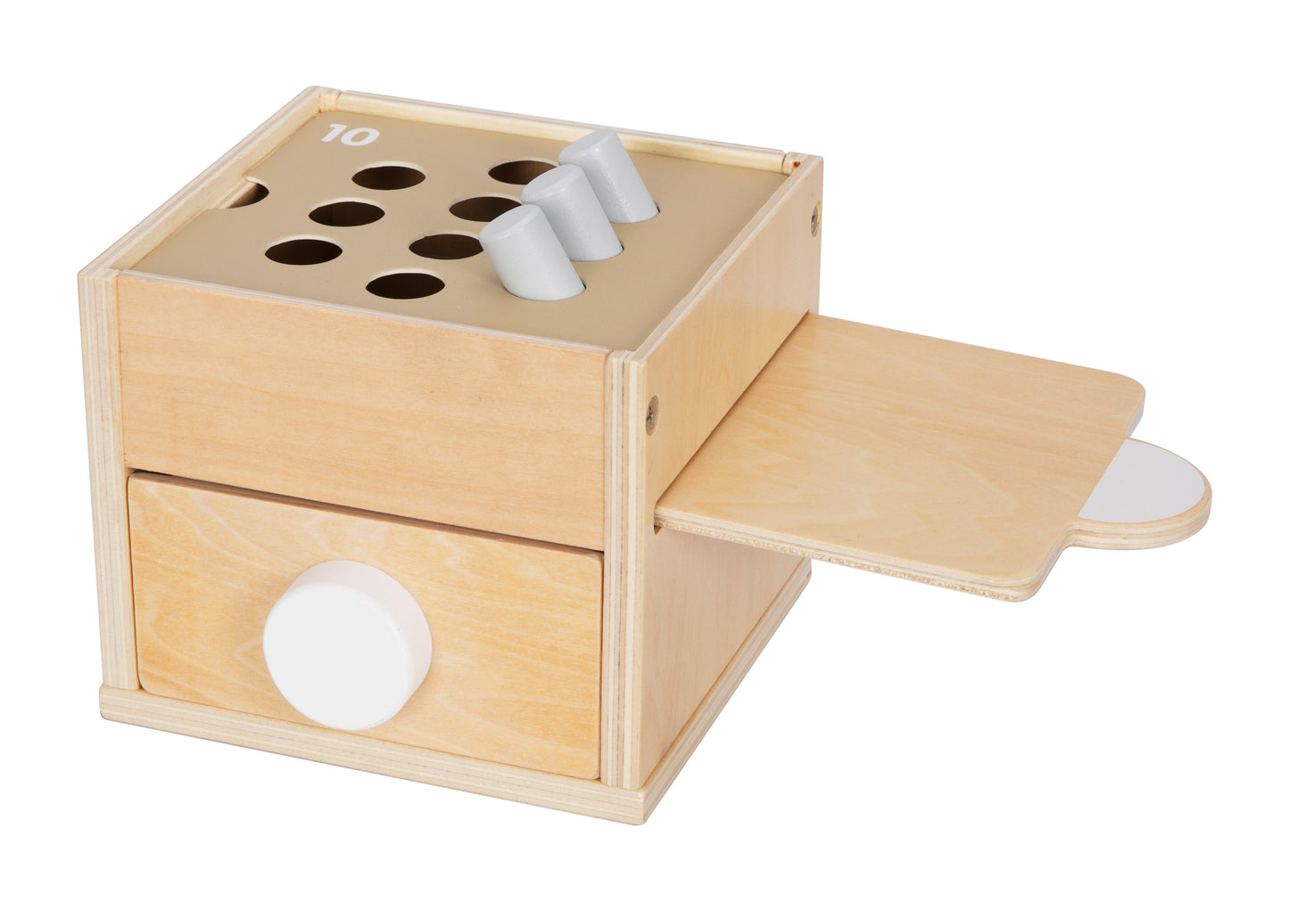Houten Ballendoos