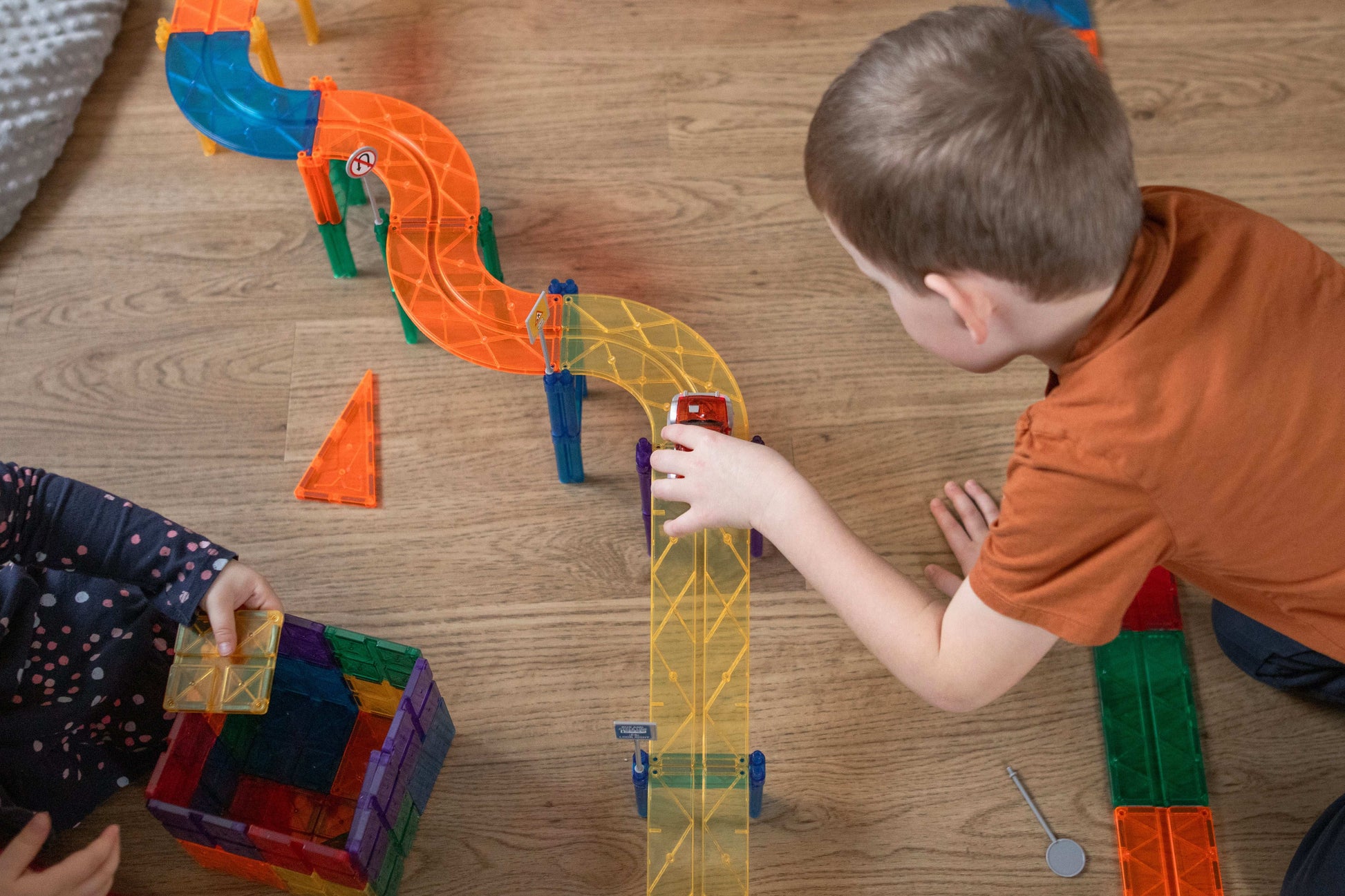 Magnetisch Creatief Bouwpakket met auto's - 100 pcs