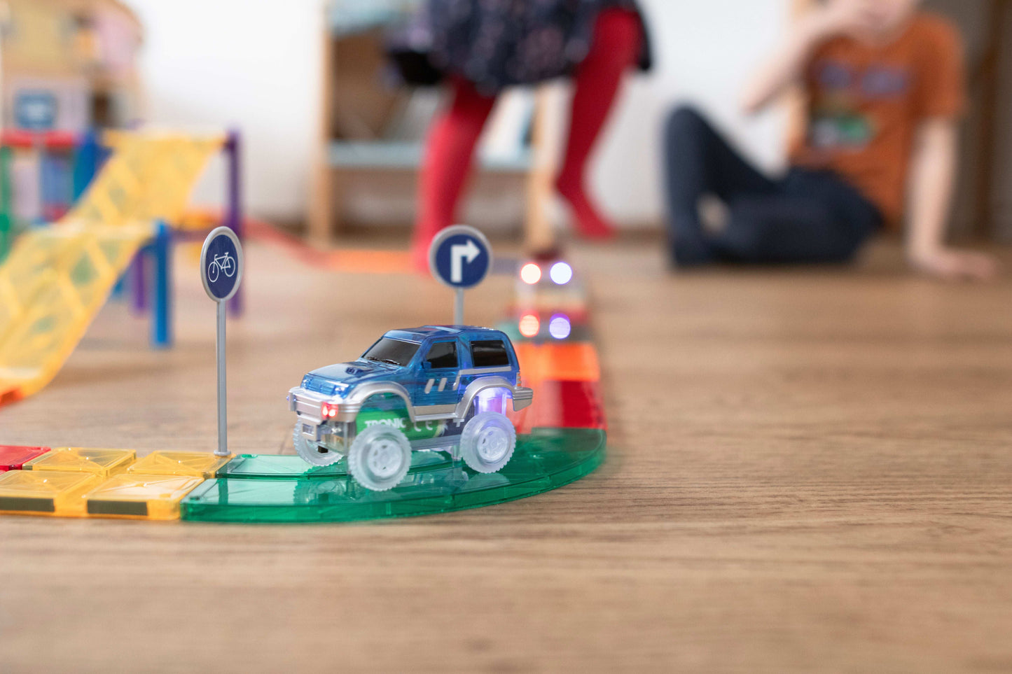 Magnetisch Creatief Bouwpakket met auto's - 100 pcs