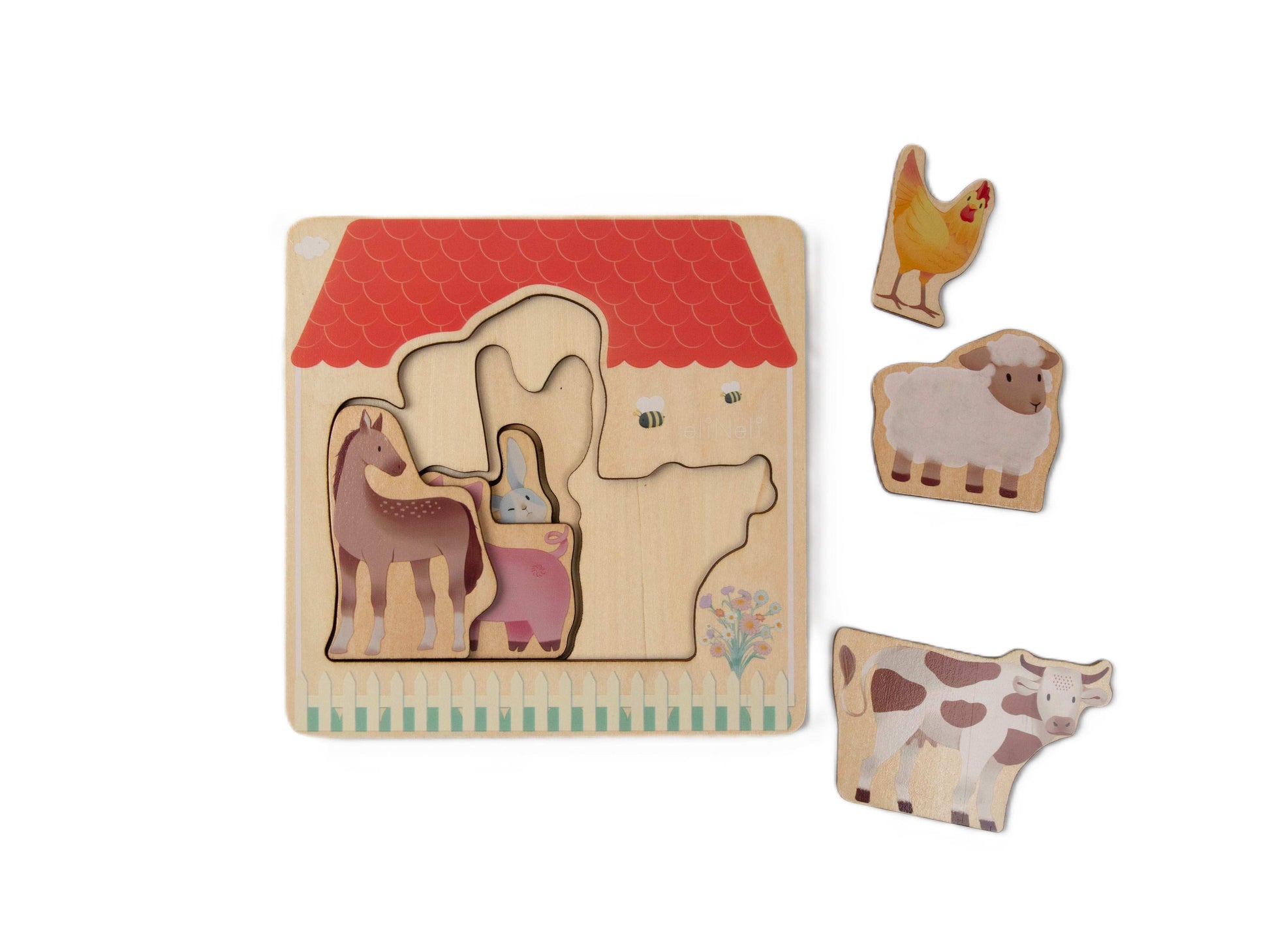 Houten Dierenpuzzel
