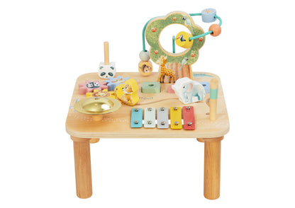 Houten Activiteitentafel – Motorische Speeltafel met Muziekinstrumenten