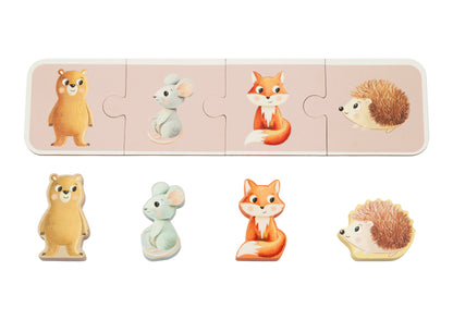 Touch & Find 2-in-1 tastspel – Montessori sensorisch speelgoed voor tastzin, motoriek en vormherkenning.