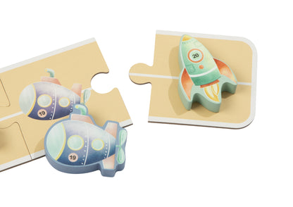 Touch & Find 2-in-1 Tastspel | Montessori Sensorisch Spel & Fijne Motoriek