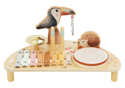 eliNeli Houten Muziektafel – Met 5 Instrumenten