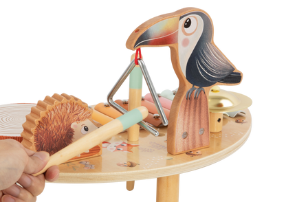 eliNeli Houten Muziektafel – Met 5 Instrumenten