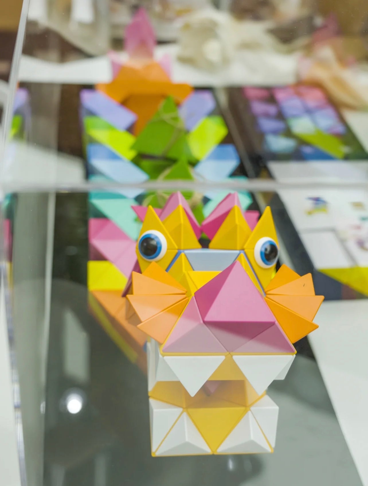 Magnetische bouwset 38-delig in vrolijke kleuren – magnetisch bouwspeelgoed voor 3D-creaties.