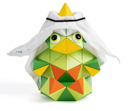 Magnetische bouwset 38-delig in vrolijke kleuren – magnetisch bouwspeelgoed voor 3D-creaties.