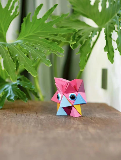 Magnetische bouwset 38-delig in vrolijke kleuren – magnetisch bouwspeelgoed voor 3D-creaties.