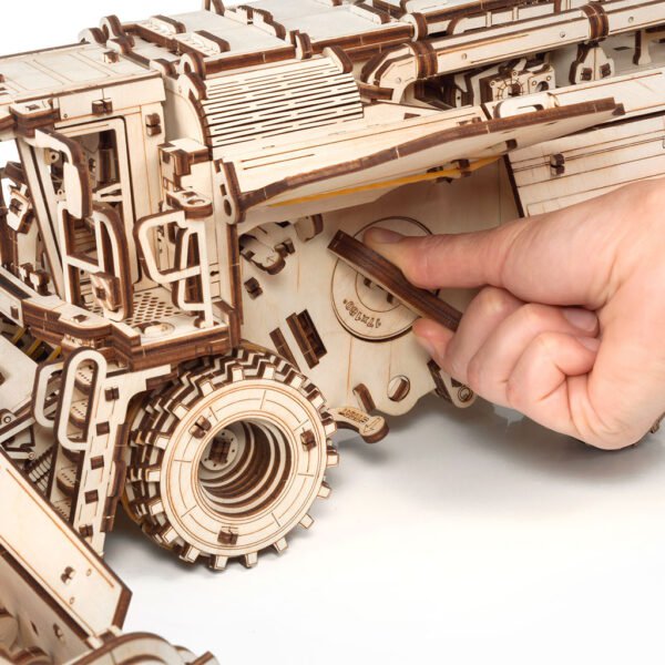 3D Houten Puzzel Grain Combine
